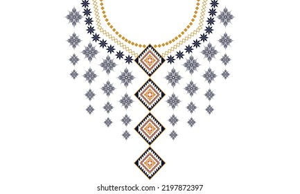Abstract geometric ethnic pattern design.