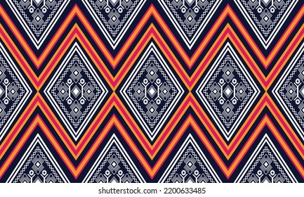 Abstract geometric ethnic pattern design.
