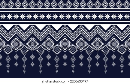 Abstract geometric ethnic pattern design.