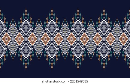 Abstract geometric ethnic pattern design.