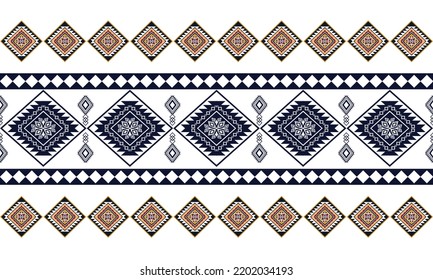 Abstract geometric ethnic pattern design.