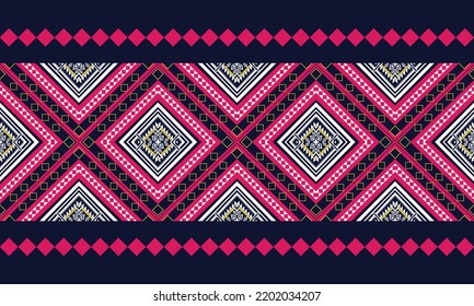 Abstract geometric ethnic pattern design.