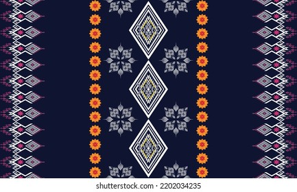 Abstract geometric ethnic pattern design.