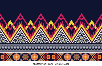 Abstract geometric ethnic pattern design.
