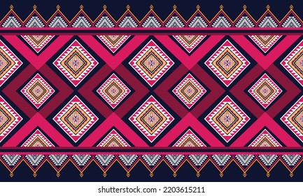 Abstract geometric ethnic pattern design.