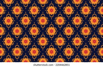 Abstract geometric ethnic pattern design.