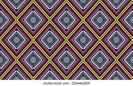 Abstract geometric ethnic pattern design.