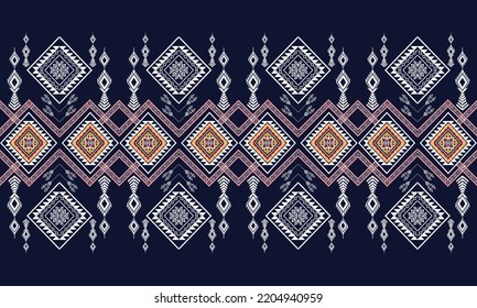Abstract geometric ethnic pattern design.