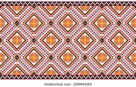 Abstract geometric ethnic pattern design.