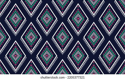 Abstract geometric ethnic pattern design.