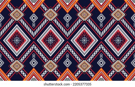 Abstract geometric ethnic pattern design.