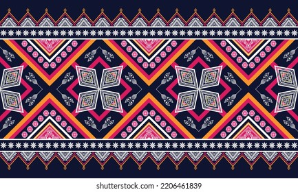 Abstract geometric ethnic pattern design.