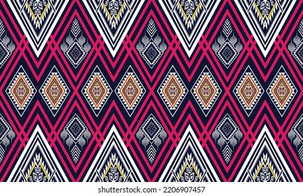 Abstract geometric ethnic pattern design.