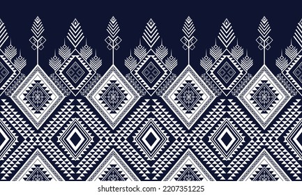 Abstract geometric ethnic pattern design.