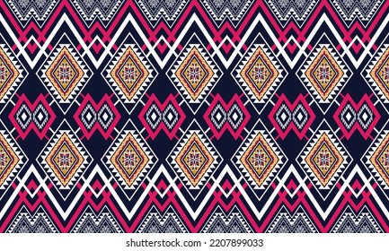 Abstract geometric ethnic pattern design.