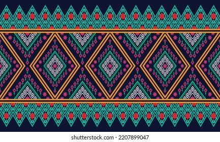 Abstract geometric ethnic pattern design.