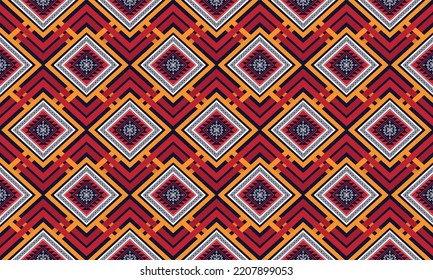 Abstract geometric ethnic pattern design.