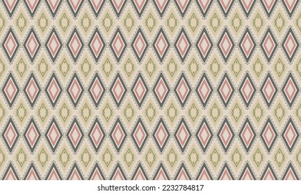 Resumen de diseño de patrones étnicos geométricos para ropa, tela, fondo, papel pintado, envoltura, batik. Ropa de púxel, estilo bordado. Textura vectorial tribal.