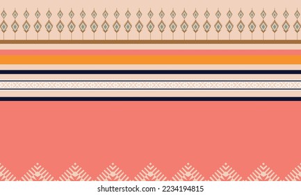 Resumen de diseño de patrones étnicos geométricos para ropa, tela, fondo, papel pintado, envoltura, batik. Ropa de púxel, estilo bordado. Textura vectorial tribal.