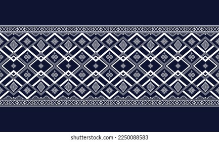 Resumen de diseño de patrones étnicos geométricos para ropa, tela, fondo, papel pintado, envoltura, batik. Ropa de púxel, estilo bordado. Textura vectorial tribal.