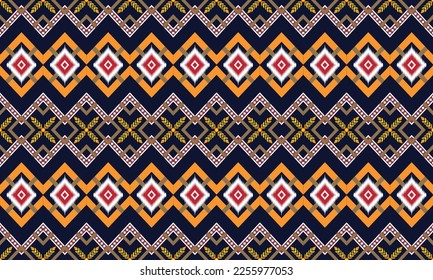 Resumen de diseño de patrones étnicos geométricos para ropa, tela, fondo, papel pintado, envoltura, batik. Ropa de púxel, estilo bordado. Textura vectorial tribal.