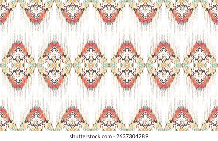 Abstract geometric ethnic pattern design for background or wallpaper.