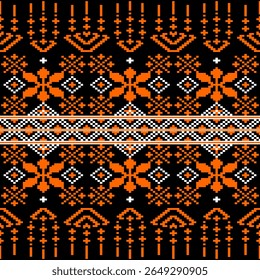 Abstract geometric ethnic pattern design. Aztec fabric carpet mandala ornament ethnic chevron textile decoration wallpaper. Tribal boho native ethnic turkey traditional embroidery vector background