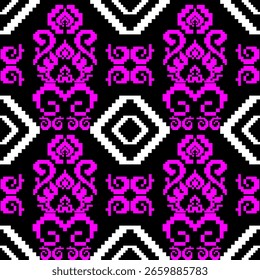 Abstract geometric ethnic pattern design. Aztec fabric carpet mandala ornament ethnic chevron textile decoration wallpaper. Tribal boho native ethnic turkey traditional embroidery vector background