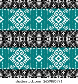 Abstrato design de padrão étnico geométrico. tecido asteca tapete mandala ornamento étnico chevron papel de parede de decoração têxtil. Tribal boho nativo turquia étnica tradicional bordado vetor fundo