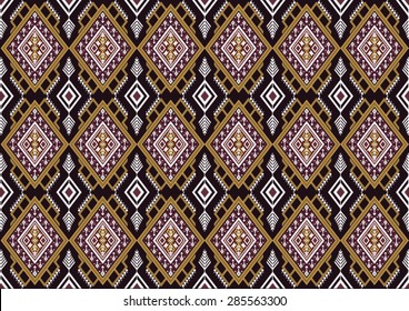 Abstract geometric  ethnic pattern design for background or wallpaper.