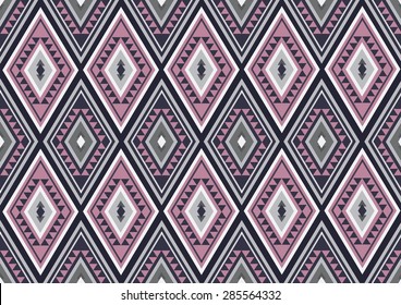 Abstract geometric  ethnic pattern design for background or wallpaper.