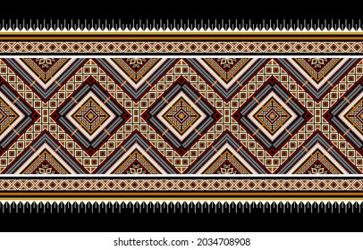 Abstract geometric ethnic pattern traditional. American, Mexican style. design for background, illustration, wallpaper, fabric, batik, carpet, clothing, embroidery