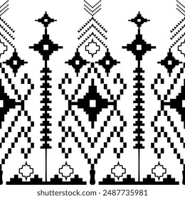 The abstract geometric ethnic pattern of traditional style. American fabric, African fabric Embroidery style,
Design for carpet curtains, texture ,background, backdrop, wallpaper, clothing, wrapping