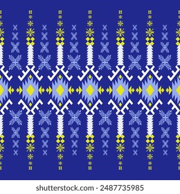 The abstract geometric ethnic pattern of traditional style. American fabric, African fabric Embroidery style,
Design for carpet curtains, texture ,background, backdrop, wallpaper, clothing, wrapping