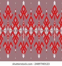 The abstract geometric ethnic pattern of traditional style. American fabric, African fabric Embroidery style,
Design for carpet curtains, texture ,background, backdrop, wallpaper, clothing, wrapping