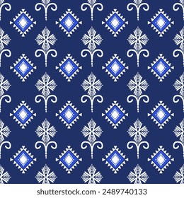 The abstract geometric ethnic pattern of traditional style. American fabric, African fabric Embroidery style,
Design for carpet curtains, texture ,background, backdrop, wallpaper, clothing, wrapping