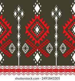 The abstract geometric ethnic pattern of traditional style. American fabric,African fabric Embroidery style,
Design for carpet curtains, texture ,background, backdrop, wallpaper, clothing, wrapping