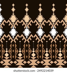 The abstract geometric ethnic pattern of traditional style. American fabric, African fabric Embroidery style,
Design for carpet curtains, texture ,background, backdrop, wallpaper, clothing, wrapping