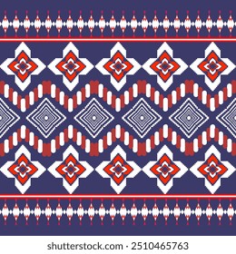 The abstract geometric ethnic pattern of traditional style. American fabric,African fabric Embroidery style,
Design for carpet curtains, texture ,background, backdrop,wallpaper, clothing, 
