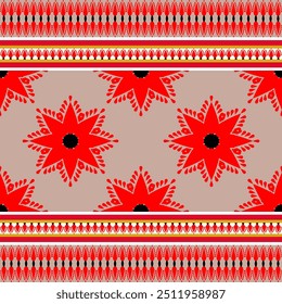 The abstract geometric ethnic pattern of traditional style. American fabric,African fabric Embroidery style,
Design for carpet curtains, texture ,background, backdrop,wallpaper, clothing, wrapping, Ba