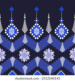 The abstract geometric ethnic pattern of traditional style. American fabric,African fabric Embroidery style,
Design for carpet curtains, texture ,background, backdrop,wallpaper, clothing, wrapping, Ba