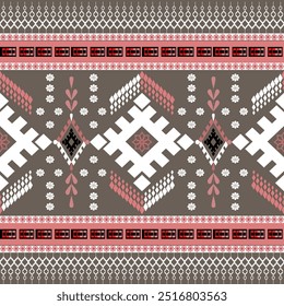 The abstract geometric ethnic pattern of traditional style. American fabric,African fabric Embroidery style,
Design for carpet curtains, texture ,background, backdrop,wallpaper, clothing, wrapping, Ba