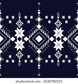 The abstract geometric ethnic pattern of traditional style. American fabric,African fabric Embroidery style,
Design for carpet curtains, texture ,background, backdrop,wallpaper, clothing, wrapping, Ba