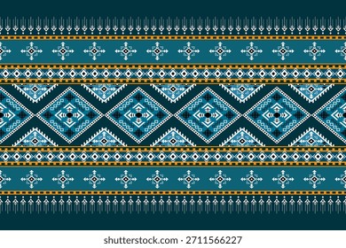 Patrón étnico geométrico Abstractas, tradicional, azteca, bordado, envoltura, batik. Ilustración vectorial