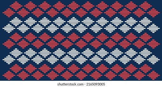 Abstract geometric ethnic patterns. Thai style. Design for background, wallpaper, fabric, textile.