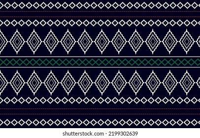 Abstract geometric ethnic patterns. Tribal vector.Traditional Thai style. Design for background,wallpaper, fabric,textile.