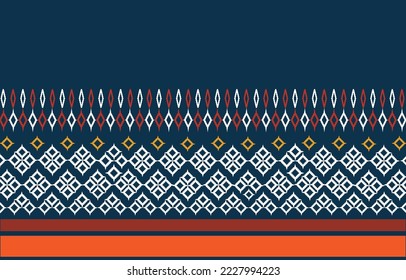 Abstract geometric ethnic patterns. Tribal vector. Traditional Thai style. Design for background, wallpaper, fabric, textile.