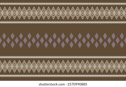 Abstract Geometric ethnic seamless fabric pattern, Modern Blue Geometric Seamless  fabric Design, Design for background or wallpaper, fabric, Vector illustration Vector 10
