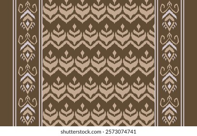 Abstract Geometric ethnic seamless fabric pattern, Modern Blue Geometric Seamless  fabric Design, Design for background or wallpaper, fabric, Vector illustration Vector 10