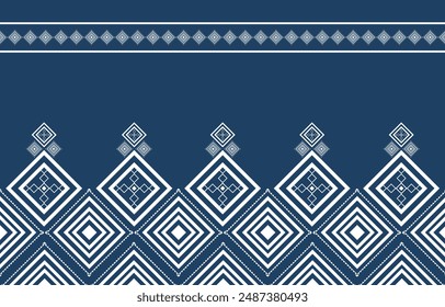 Abstract Geometric ethnic seamless pattern textile traditional, Design for background or wallpaper, fabric, Vector illustration Vector 10